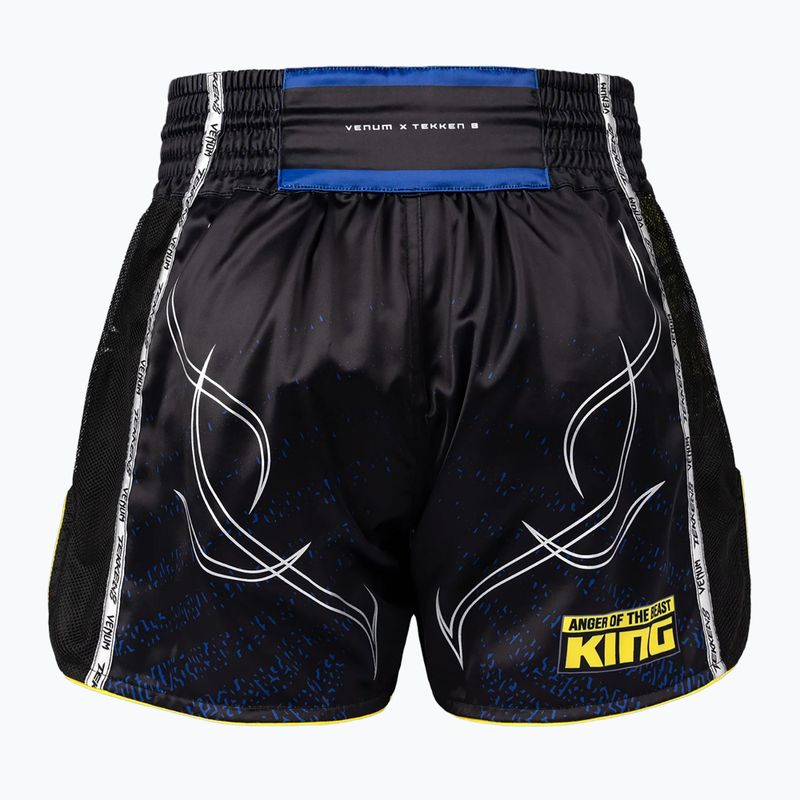 Vyriški treniruočių šortai Venum x TEKKEN 8 King Muay Thai black/yellow 2