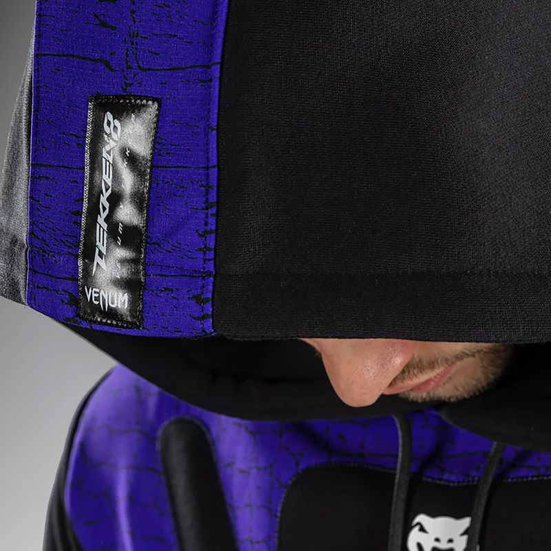 Vyriškas džemperis Venum x TEKKEN 8 Kazuya Pullover Hoodie black/purple 5