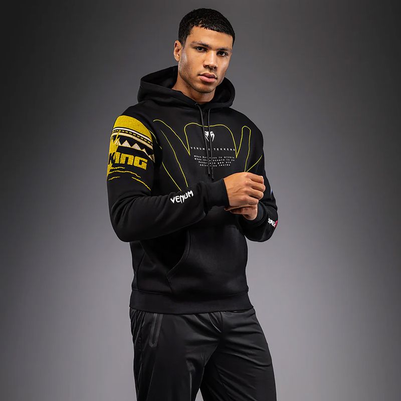 Vyriškas džemperis Venum x TEKKEN 8 King Pullover Hoodie black/yellow 4