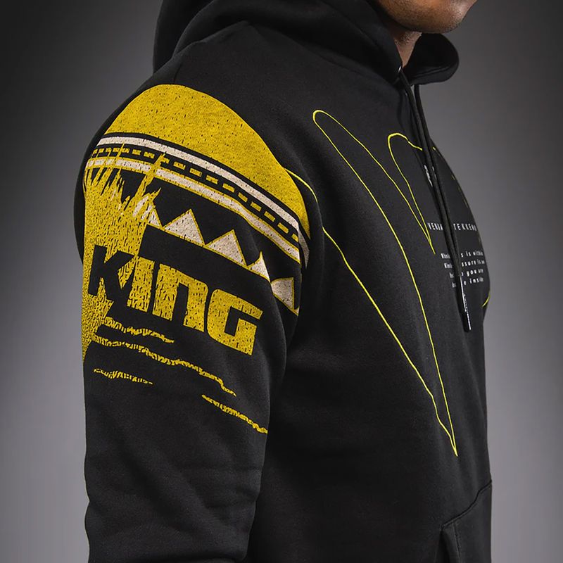 Vyriškas džemperis Venum x TEKKEN 8 King Pullover Hoodie black/yellow 6