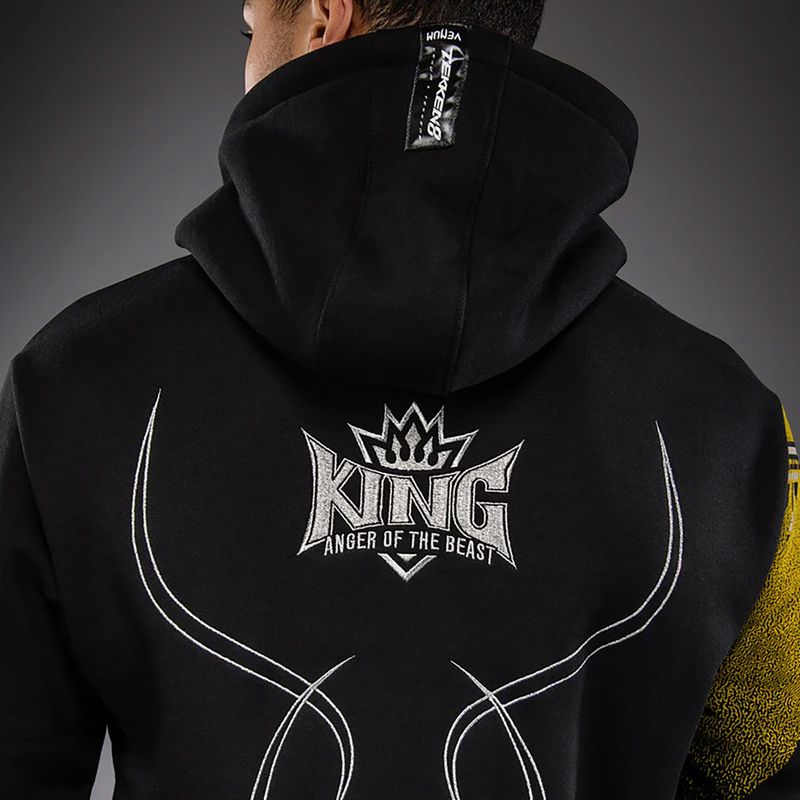 Vyriškas džemperis Venum x TEKKEN 8 King Pullover Hoodie black/yellow 7