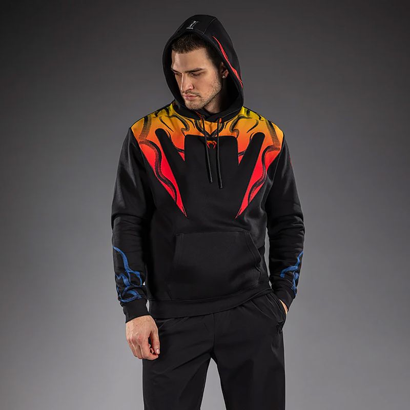 Vyriškas džemperis Venum x TEKKEN 8 Yoshimitsu Pullover Hoodie black/orange 3
