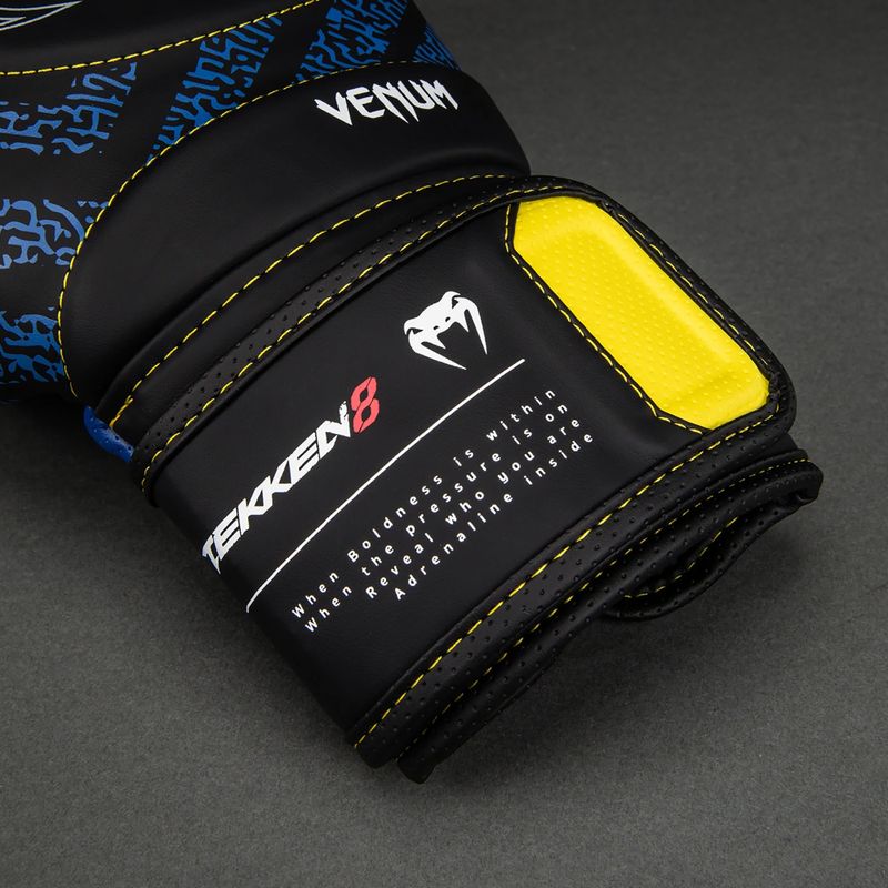 Bokso pirštinės Venum x TEKKEN 8 King Boxing black/yellow 5