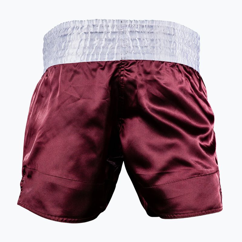 Vyriški treniruočių šortai Venum Classic Muay Thai burgundy 2