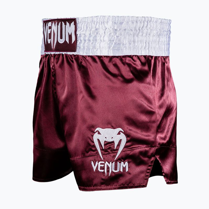 Vyriški treniruočių šortai Venum Classic Muay Thai burgundy 4