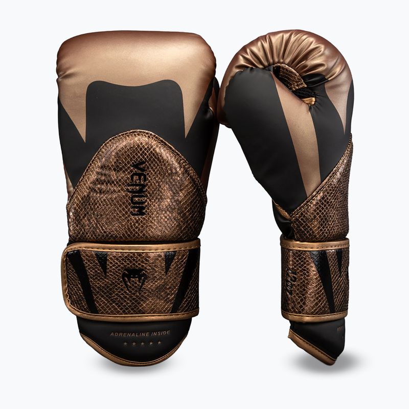 Bokso pirštinės Venum Challenger 4.0 brown/black 2