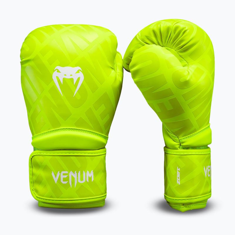 Bokso pirštinės Venum Contender 1.5 XT 3D Boxing neon yellow 2