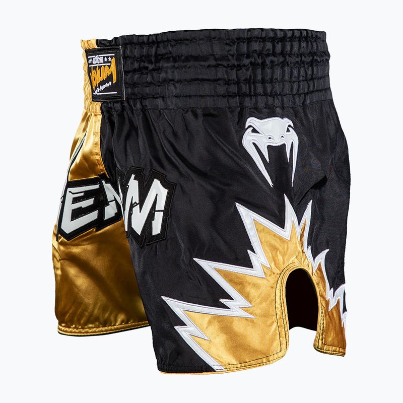 Vyriški treniruočių šortai Venum Inferno 2.0 Muay Thai black/gold 4