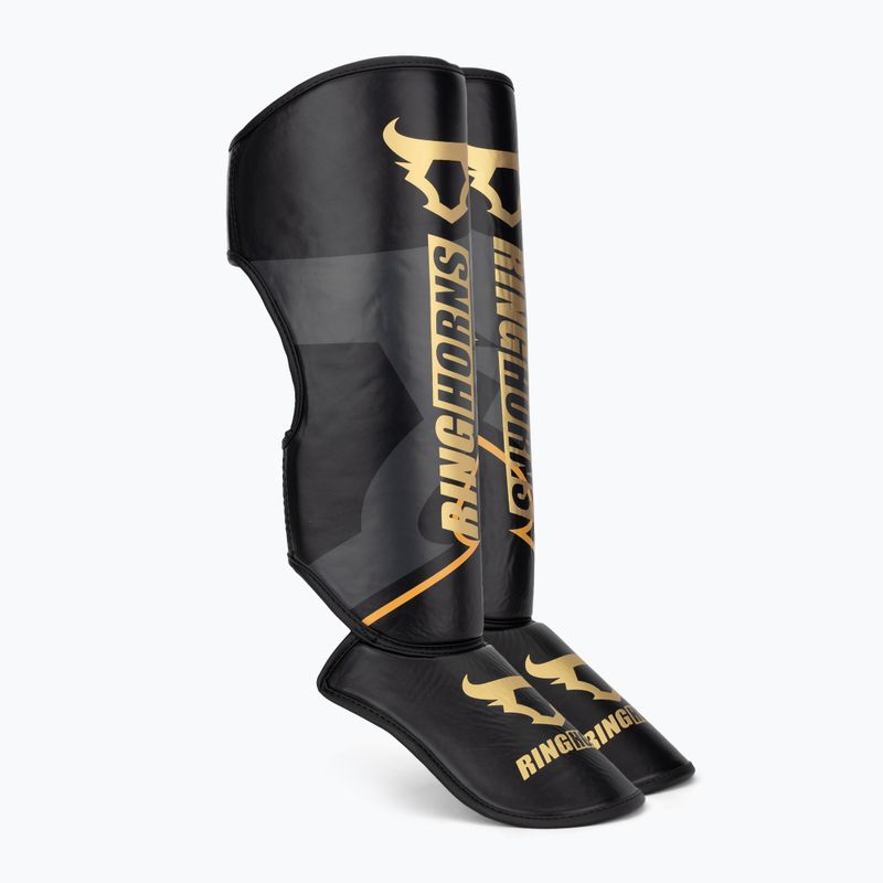 Blauzdų ir pėdų apsaugos Venum Ringhorns Charger Shin black/gold