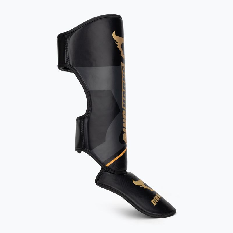 Blauzdų ir pėdų apsaugos Venum Ringhorns Charger Shin black/gold 2