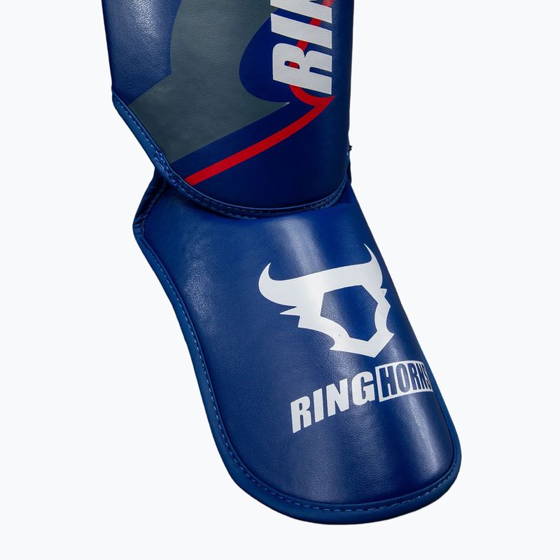 Blauzdų ir pėdų apsaugos Venum Ringhorns Charger Shin navy blue/red 5