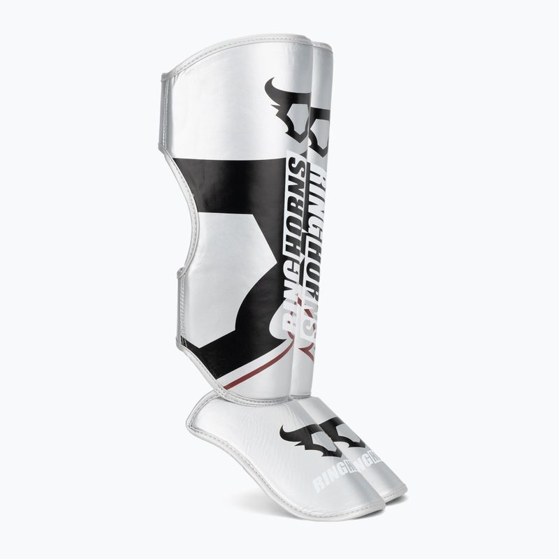 Blauzdų ir pėdų apsaugos Venum Ringhorns Charger Shin silver/black