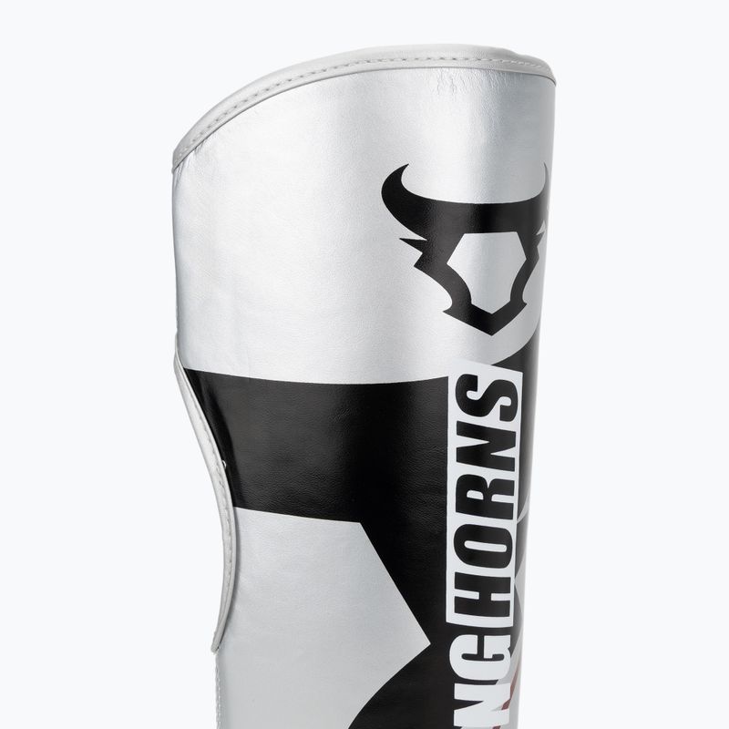 Blauzdų ir pėdų apsaugos Venum Ringhorns Charger Shin silver/black 6