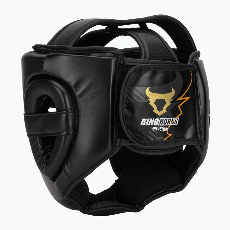 Bokso šalmas Venum Ringhorns Charger Headgear black/gold 3