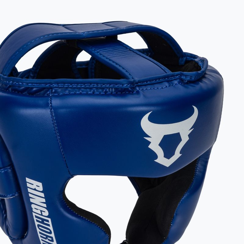 Bokso šalmas Venum Ringhorns Charger Headgear navy blue/red 4