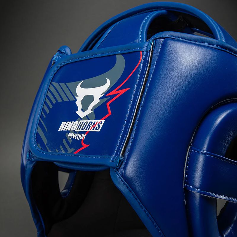 Bokso šalmas Venum Ringhorns Charger Headgear navy blue/red 5