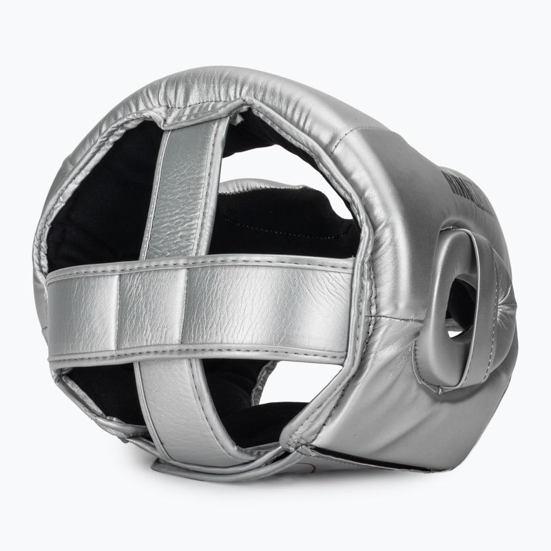 Bokso šalmas Venum Ringhorns Charger Headgear silver/black 6