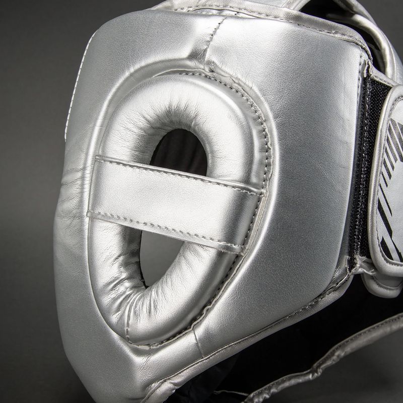 Bokso šalmas Venum Ringhorns Charger Headgear silver/black 6