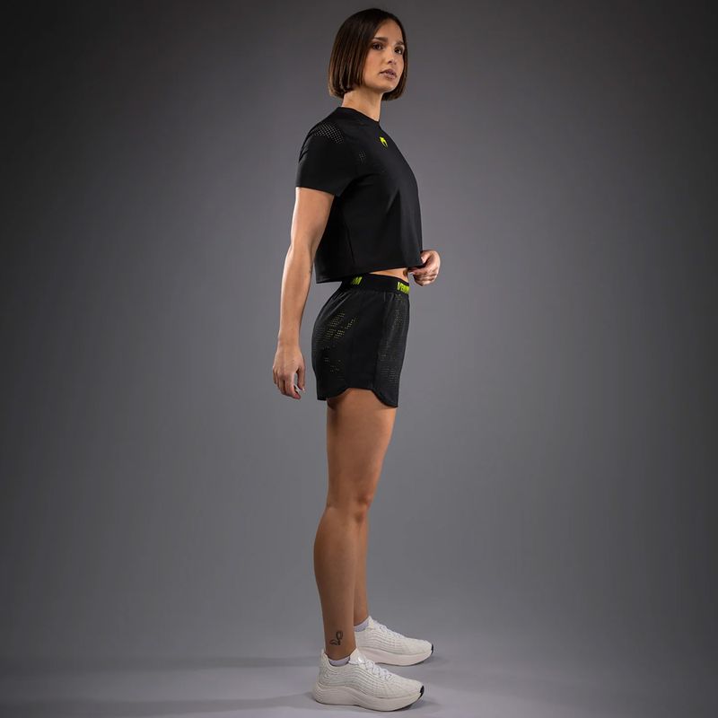 Moteriški treniruočių šortai Venum Lazer black/yellow 2