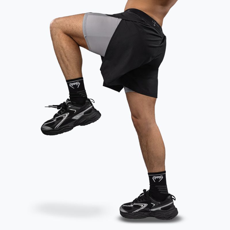 Vyriški treniruočių šortai Venum Lazer black/grey 4
