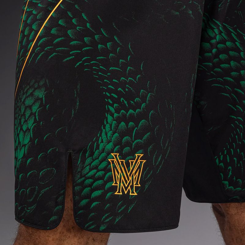 Vyriški treniruočių šortai Venum Matupa Fightshorts black/green/gold 6