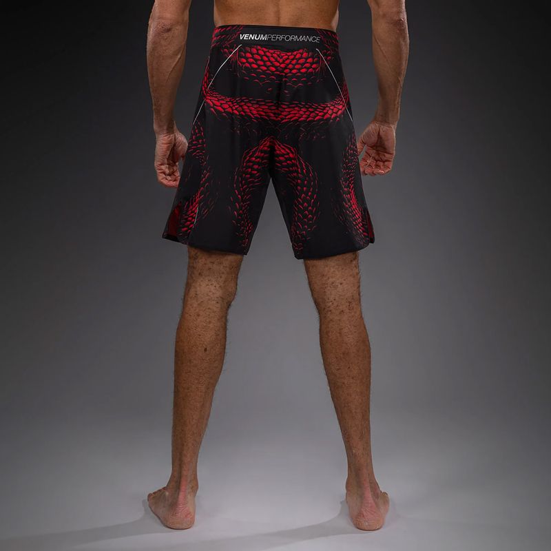 Vyriški treniruočių šortai Venum Matupa Fightshorts black/red/silver 3