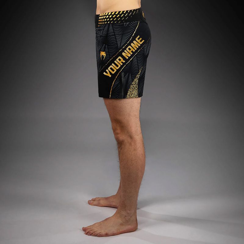 Vyriški treniruočių šortai Venum Matupa Fightshorts black/grey/gold 6