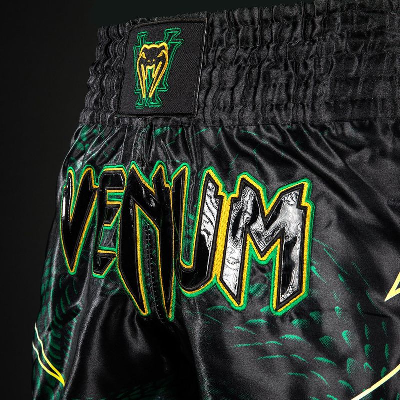 Vyriški treniruočių šortai Venum Matupa Muay Thai black/green/gold 5