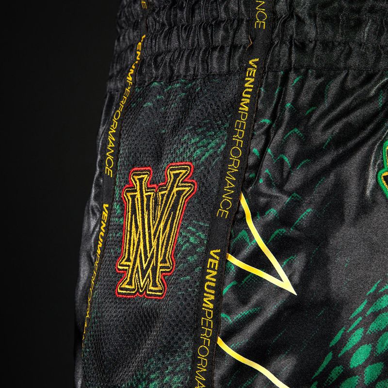Vyriški treniruočių šortai Venum Matupa Muay Thai black/green/gold 6
