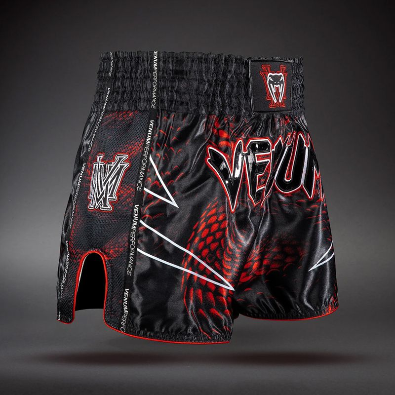 Vyriški treniruočių šortai Venum Matupa Muay Thai black/red/silver 3