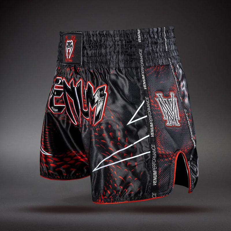 Vyriški treniruočių šortai Venum Matupa Muay Thai black/red/silver 4