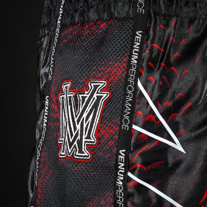 Vyriški treniruočių šortai Venum Matupa Muay Thai black/red/silver 6