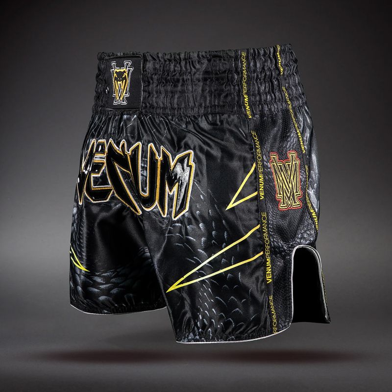 Vyriški treniruočių šortai Venum Matupa Muay Thai black/grey/gold 3