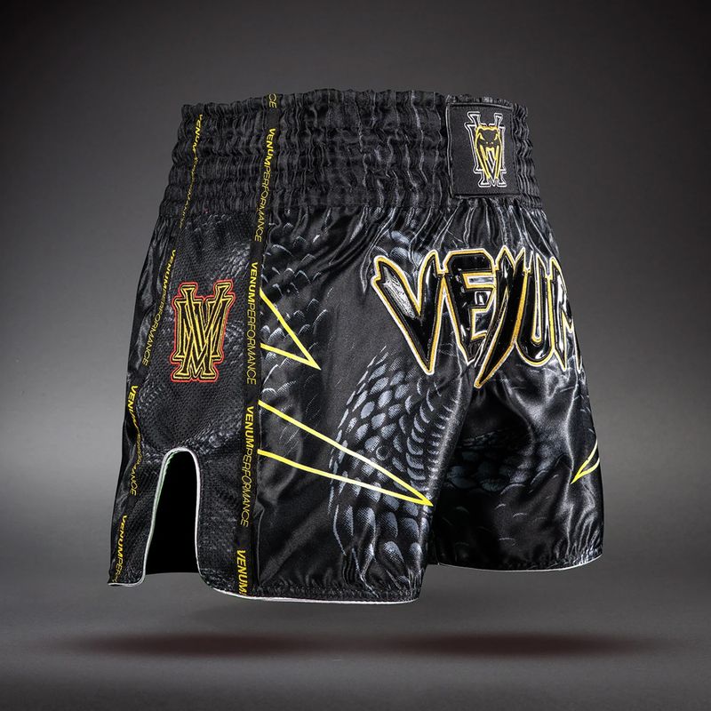 Vyriški treniruočių šortai Venum Matupa Muay Thai black/grey/gold 4