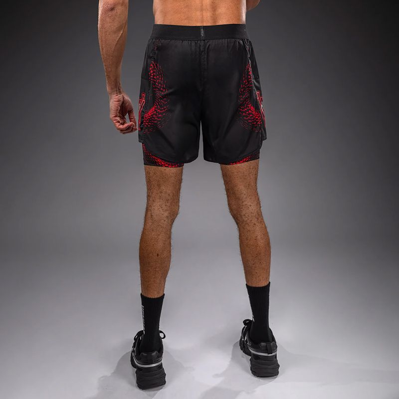 Vyriški treniruočių šortai Venum Matupa Training black/red/silver 3