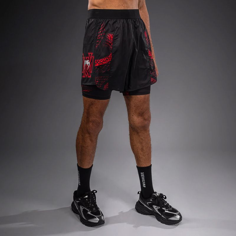 Vyriški treniruočių šortai Venum Matupa Training black/red/silver 4