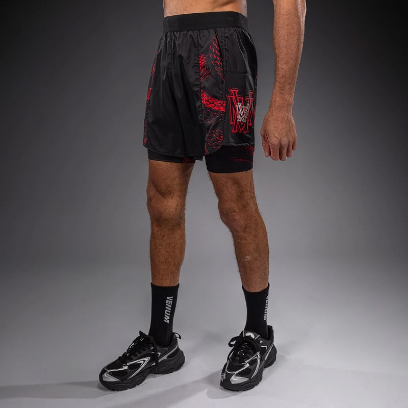 Vyriški treniruočių šortai Venum Matupa Training black/red/silver 5