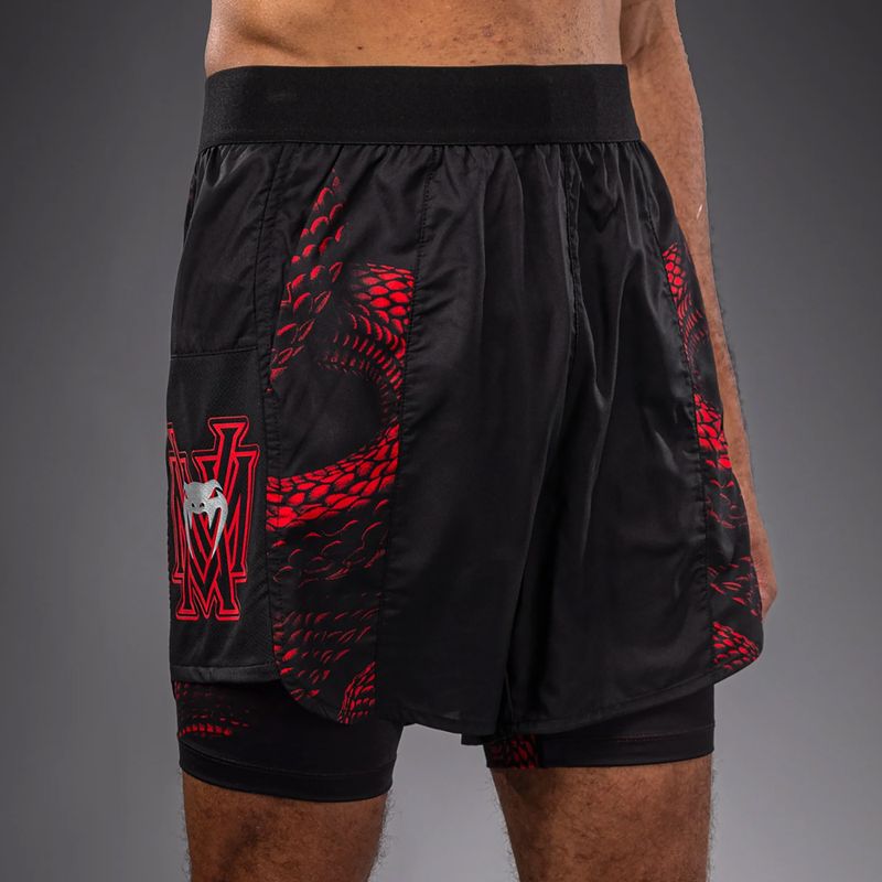 Vyriški treniruočių šortai Venum Matupa Training black/red/silver 6