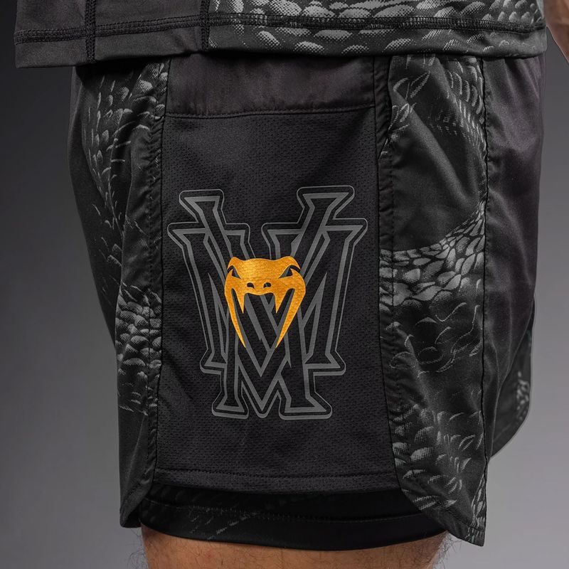 Vyriški treniruočių šortai Venum Matupa Training black/grey/gold 5