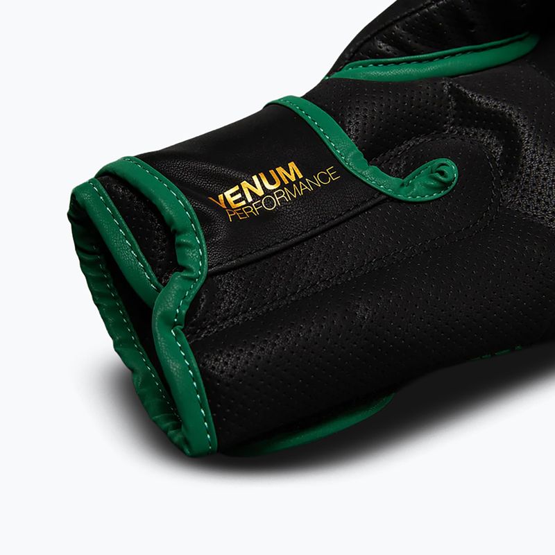 Bokso pirštinės Venum Matupa Boxing black/green/gold 5
