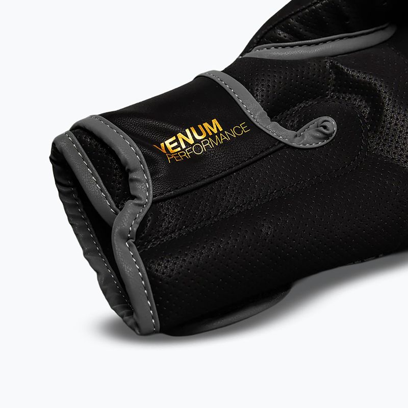 Bokso pirštinės Venum Matupa Boxing black/grey/gold 5