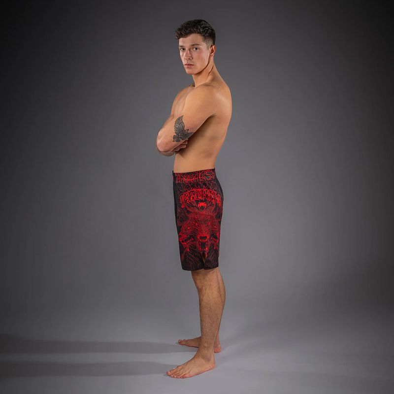 Vyriški treniruočių šortai Venum Wolf Atak Fightshorts black/red 2