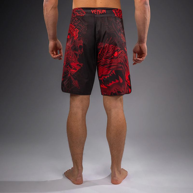 Vyriški treniruočių šortai Venum Wolf Atak Fightshorts black/red 3