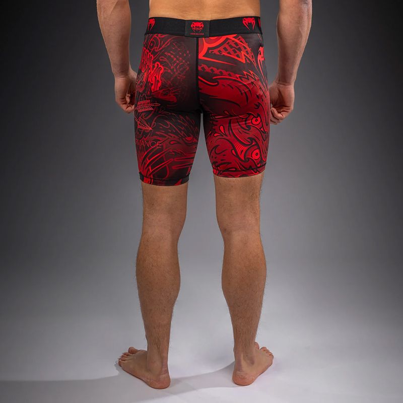Vyriški treniruočių šortai Venum Wolf Attack Vale Tudo Shorts black/red 3