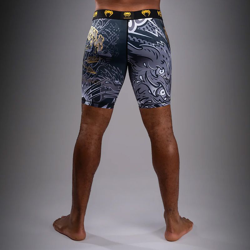 Vyriški treniruočių šortai Venum Wolf Attack Vale Tudo Shorts black/grey 3