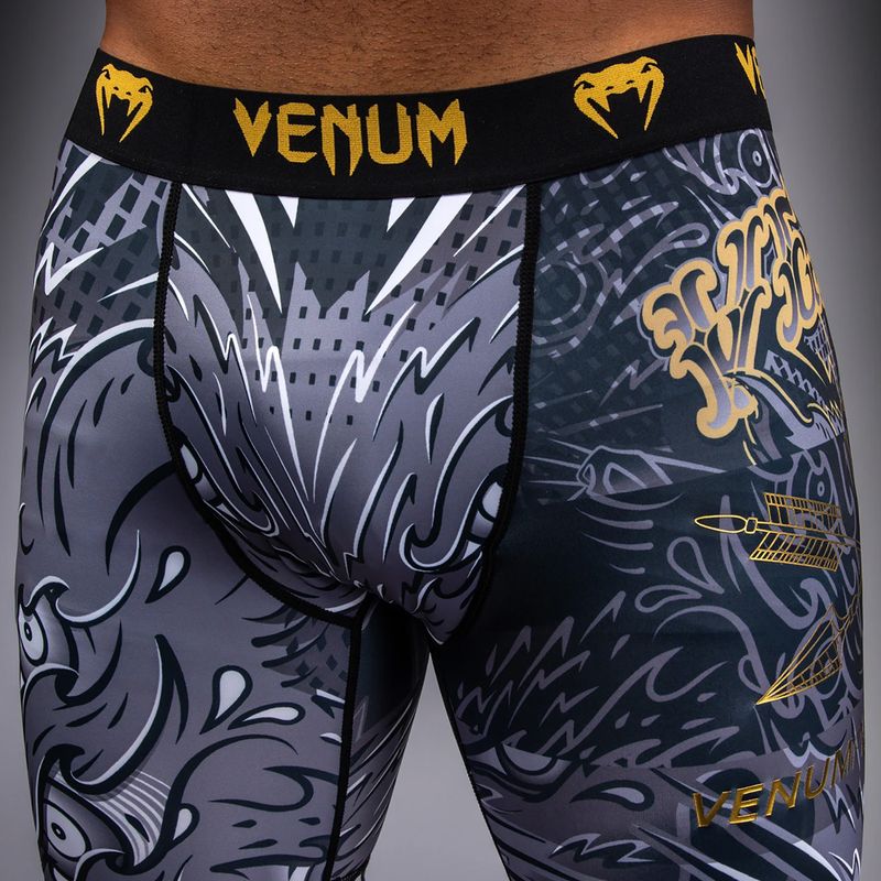 Vyriški treniruočių šortai Venum Wolf Attack Vale Tudo Shorts black/grey 5