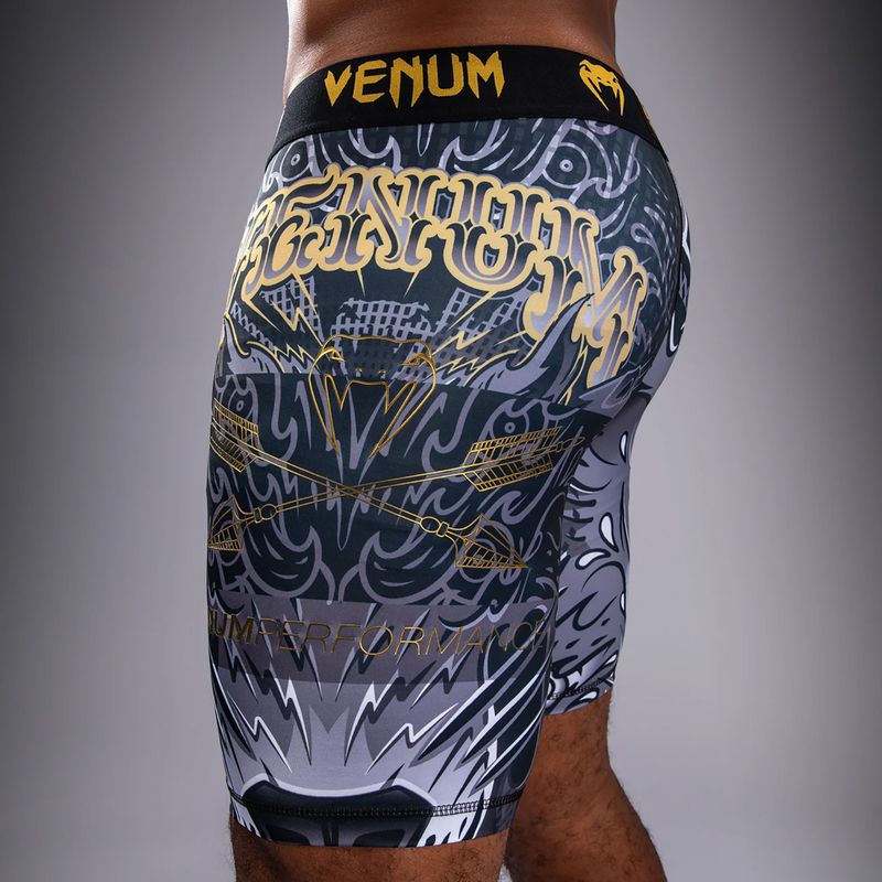 Vyriški treniruočių šortai Venum Wolf Attack Vale Tudo Shorts black/grey 7