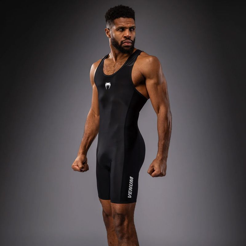 Vyriškas kombinezonas Venum Challenger Wrestling Singlet black 3