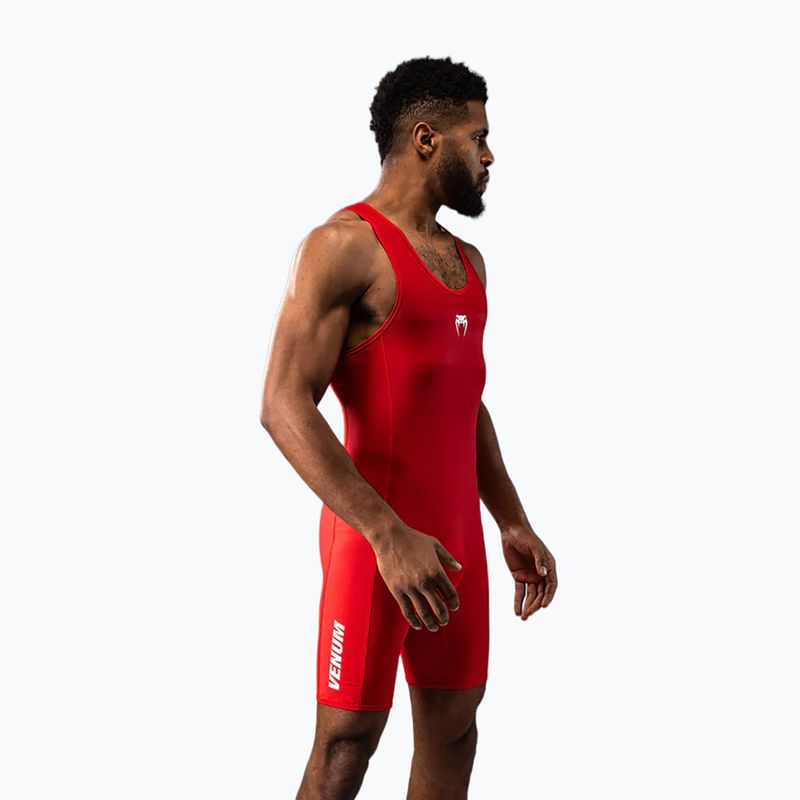 Vyriškas kombinezonas Venum Challenger Wrestling Singlet red 4