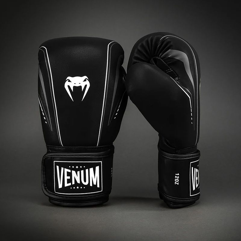 Bokso pirštinės Venum Streamline Boxing black/white 2